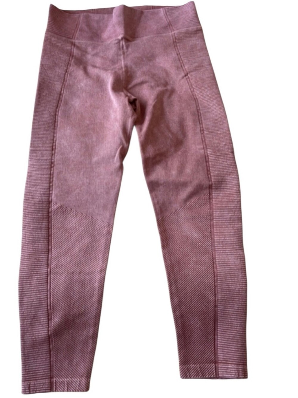 Offline by Aerie Size Large High Waisted Textured Leggings Mauve Pink